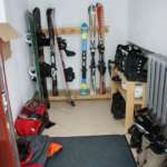 Pomieszczenie do przechowywania nart i rowerów